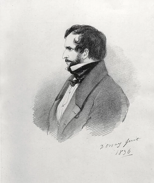 E. J. Trelawny, 1836 (engraving)