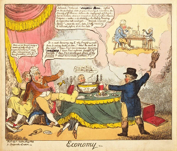 Economy, 1816 (hand-coloured engraving)