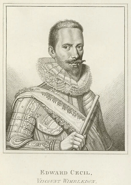 Edward Cecil, Viscount Wimbledon (engraving)