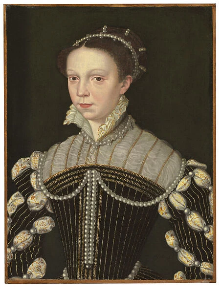 Elisabeth of Valois, Queen of Spain (oil on panel)