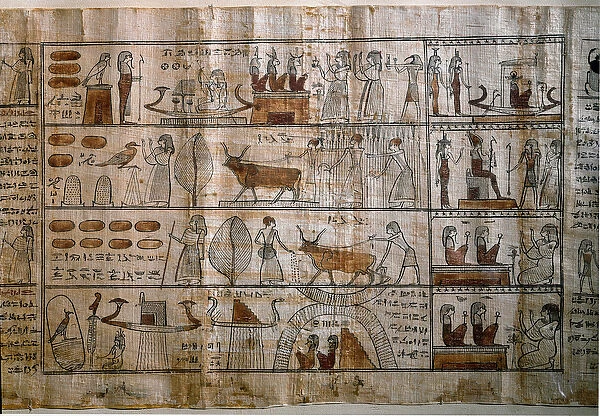 The Elysean Fields. Ptolemaic period. (papyrus)
