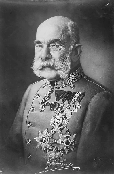 Emperor Franz Joseph I (b  /  w photo)
