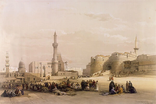 The Entrance to the Citadel of Cairo, from Egypt and Nubia, Vol. 3 (litho)