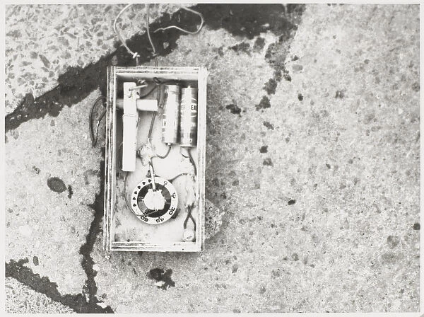 Example of a detonation device, 1970-79 (b  /  w photo)