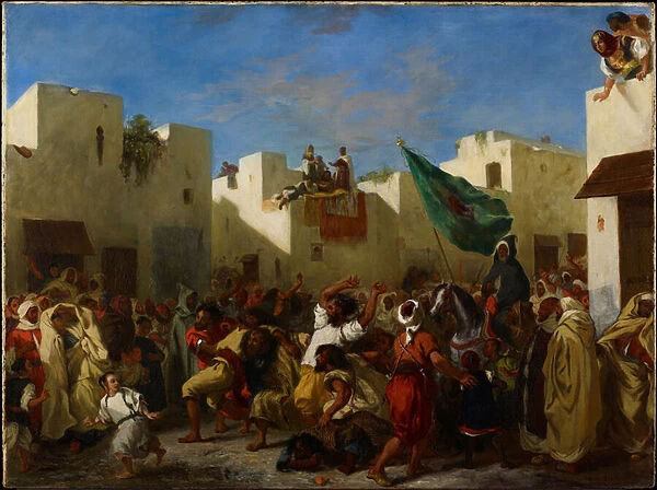 Fanatics of Tangier, c. 1837-38 (oil on canvas)