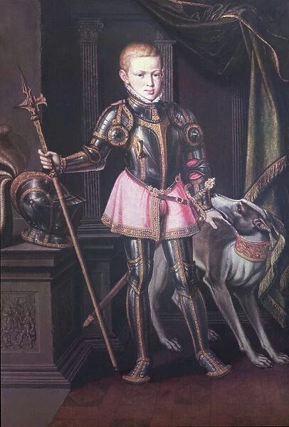 Ferdinand Maximilian Joseph I, Archduke of Austria and Emperor of Mexico (1832-67) as a boy (oil on canvas)