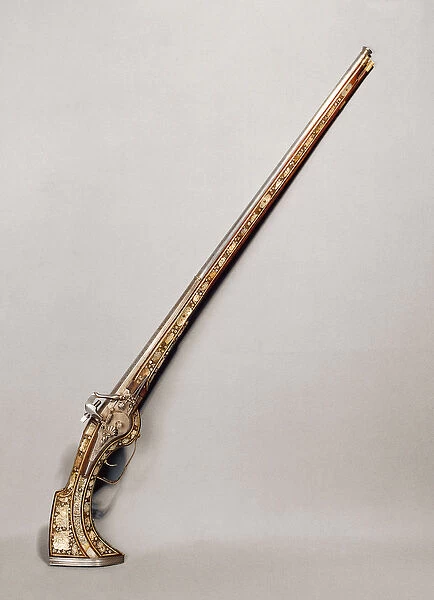 Flintlock rifle (wood & metal)