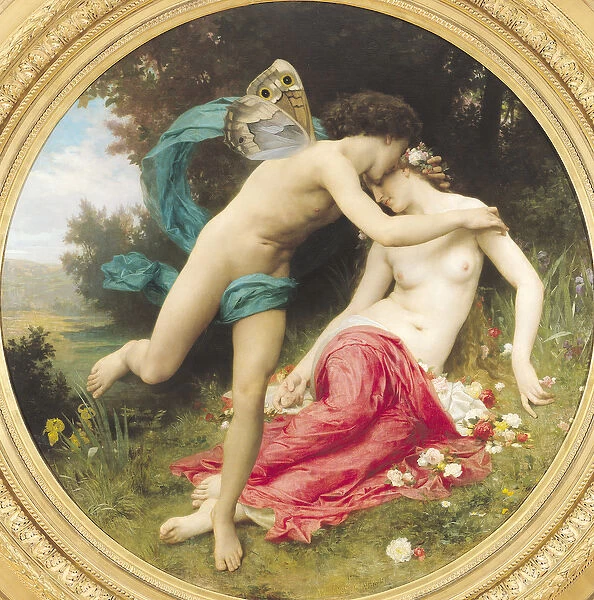 Flora and Zephyr, 1875 (oil on canvas)