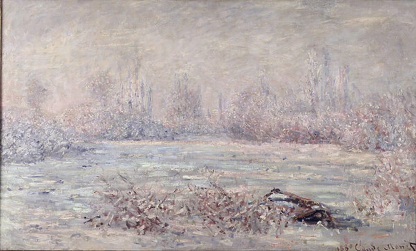 Frost near Vetheuil, 1880 (oil on canvas)