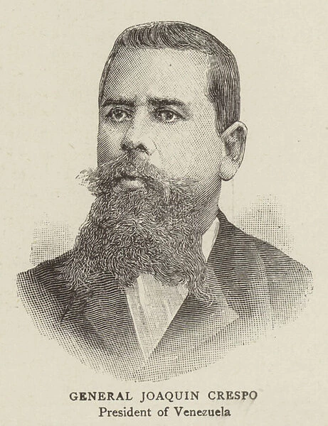 General Joaquin Crespo (engraving)