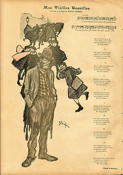 Gil Blas, 1898_4_2 - Illustration by Theophile Alexandre Steinlen (1859-1923)