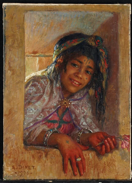 Girl at the window, 1906 (oil on canvas)