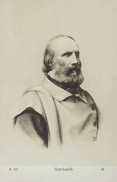 Giuseppe Garibaldi (b  /  w photo)