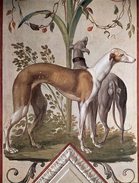 Two Greyhounds (mural)