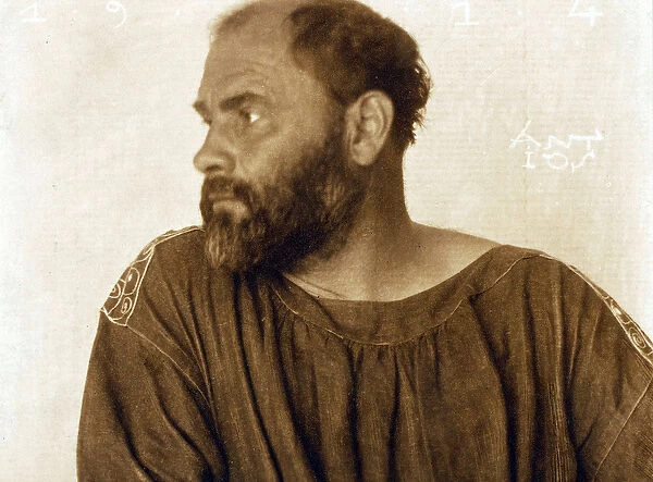 Gustav Klimt, 1914 (b  /  w photo)