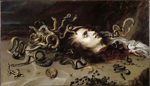 Head of Medusa, 1618 (oil on canvas)