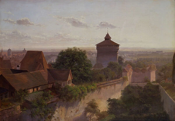 Heidenturm, Nuremberg (oil on canvas)