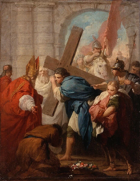 Heraclius Carrying the Cross, c. 1728 (oil on canvas)