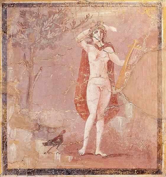 Hermaphroditus, fragment (fresco)