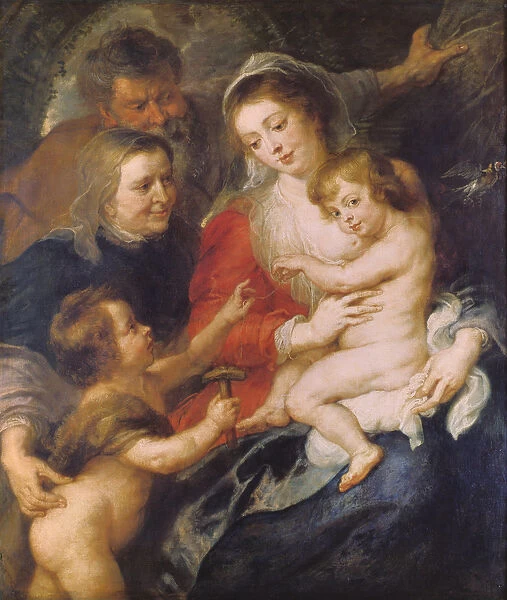 The Holy Family with St. Elizabeth and the Infant St