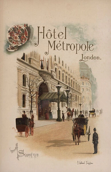 Hotel Metropole, London (chromolitho)