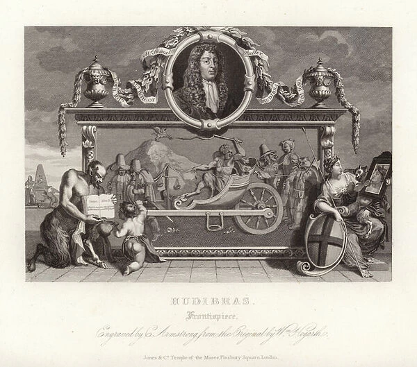 Hudibras by Samuel Butler (engraving)