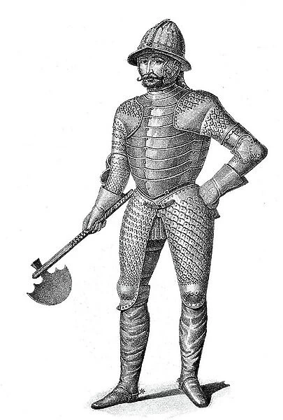 Hungarian armour from the end of the 16th century, knight's armour, Hungary