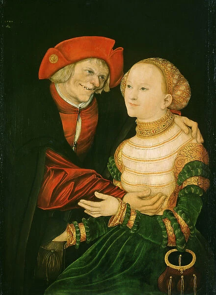The Ill-Matched Couple, 1522 (oil on panel)