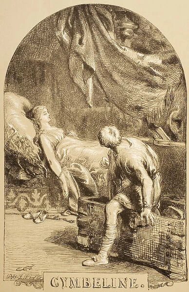 Illustration for Cymbeline, from The Illustrated Library Shakespeare, published