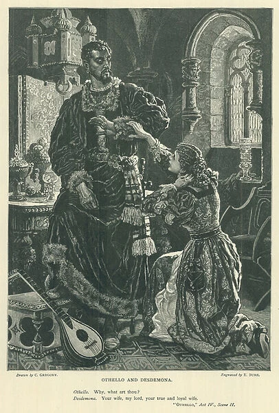 Illustration for Othello (engraving)