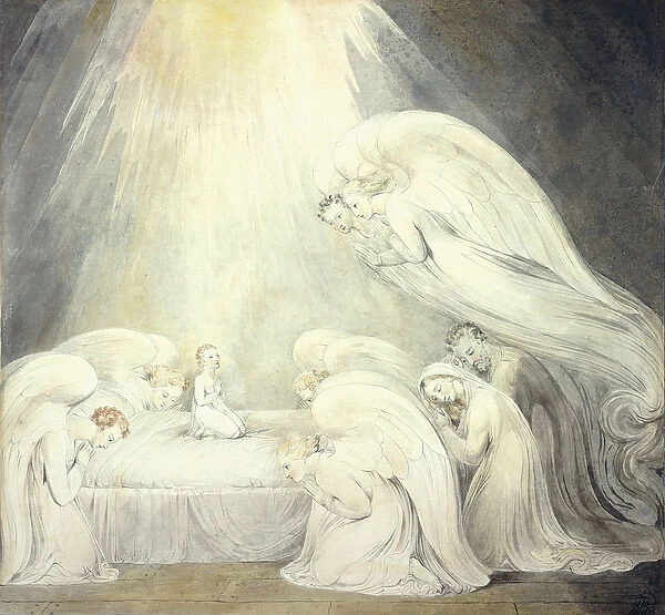 The Infant Jesus Saying His Prayers, c. 1805 (pen and grey ink, watercolour over pencil)