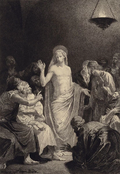 Jesus appears to the Disciples (engraving)