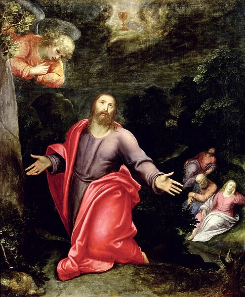 Jesus in the Garden of Olives, c. 1590-95 (oil on canvas)