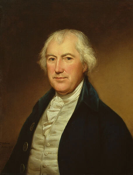 John Beale Bordley, 1790 (oil on canvas laid down on board)