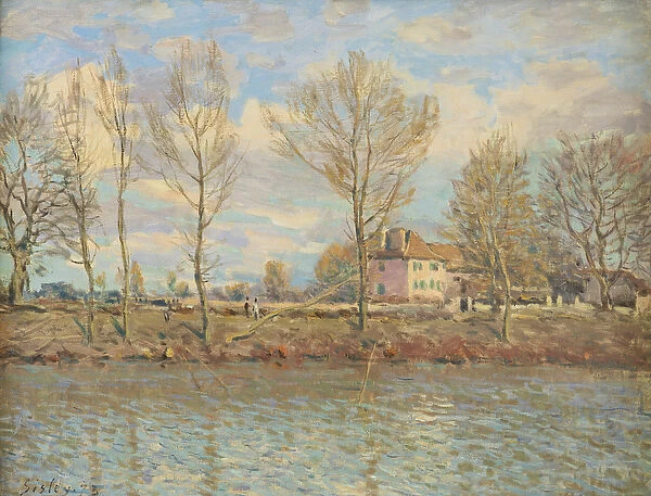 L Ile de la Grande Jatte, Neuilly-sur-Seine, 1873 (oil on canvas)
