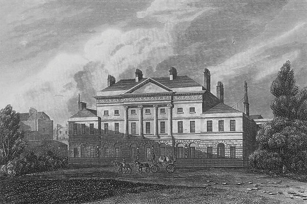 Lansdown House, Westminster, The Residence of the Most Noble the Marquis of Lansdown (engraving)