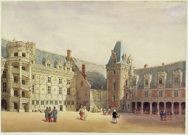 Le Chateau de Blois (w  /  c on paper)