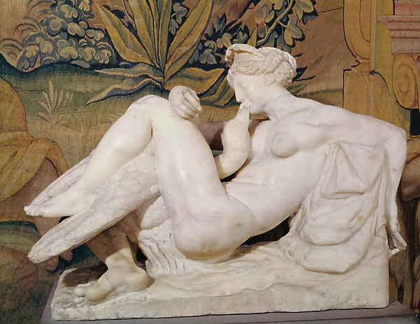 Leda and the Swan (marble)