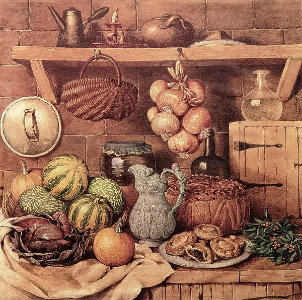 Still life with Christmas Food