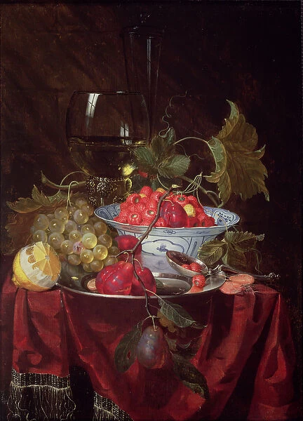 A Still life of Fruit, 1660 (panel)