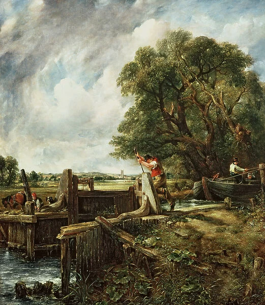 The Lock, 1824 (oil on canvas)