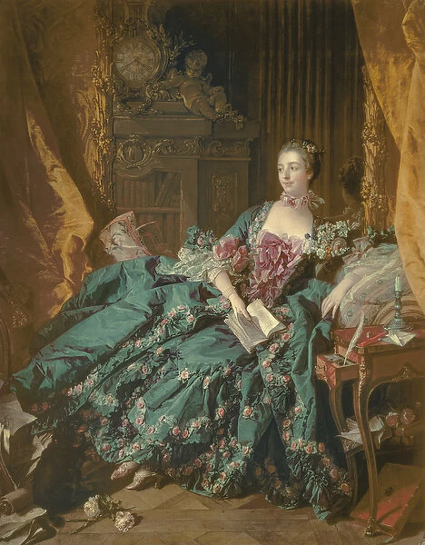 Madame de Pompadour, 1756 (oil on canvas)