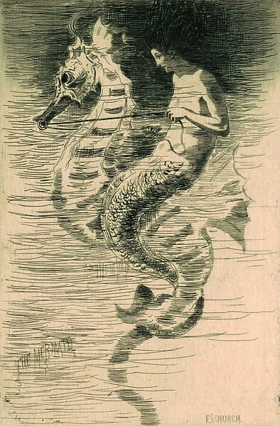 The Mermaid, c. 1881 (etching)