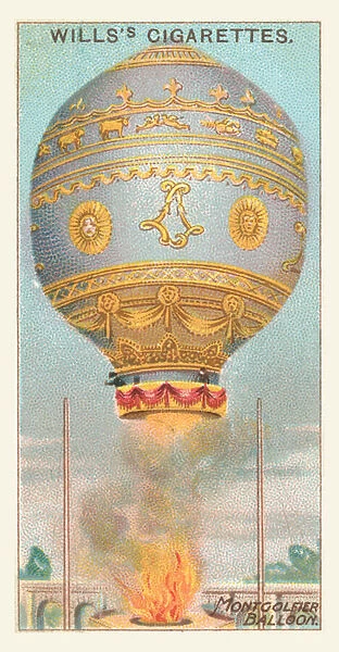 Montgolfier Balloon (chromolitho)