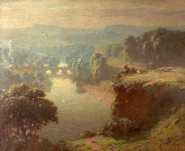 Morning, Teme Dale, 1908 (oil on canvas)