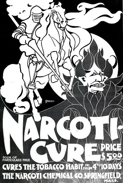 Narcotui-Cure, designed by William H. Bradley, 1895 (lithograph)