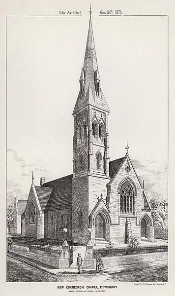 New Connexion Chapel, Dewsbury (engraving)