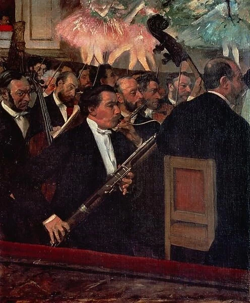 The Opera Orchestra, c. 1870 (oil on canvas)