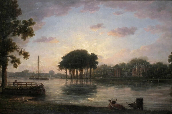 Orleans House, Twickenham, Middlesex, c. 1800 (oil on canvas)