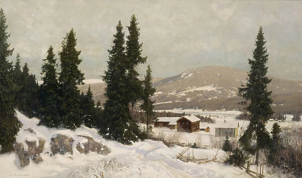 From Osterdalen (oil on canvas)